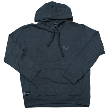 Saco Capucha Gris Jaspe Oscuro