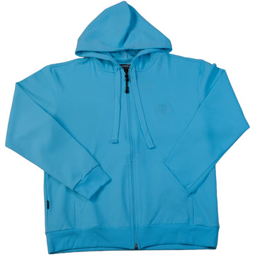 Saco Cierre  Azul Turquesa