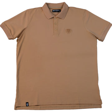Polo Tela Fría 200g Camel Oscuro