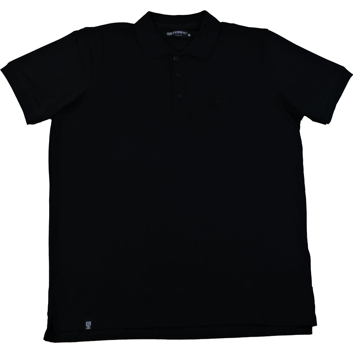 Polo Tela Fría 200g Negro