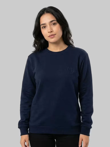 Saco Cuello Redondo Azul Turquí