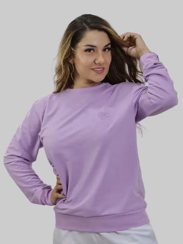 Saco Cuello Redondo Lila